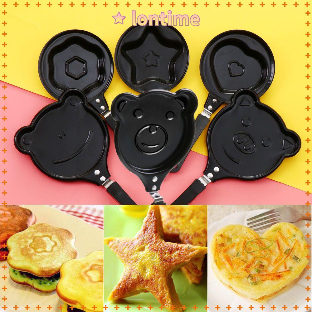 LONTIME Chảo Chiên Trứng Mini Nắp Lật Chất Lượng Cao