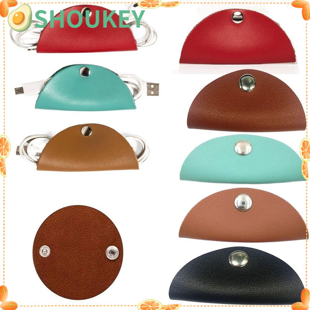 SHOUKEY Dây Quấn Bảo Vệ Dây Cáp Sạc / Tai Nghe Điện Thoại Để Bàn