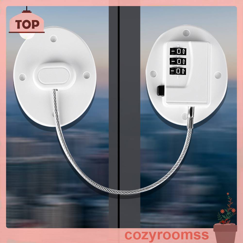 Khóa Cửa Tủ Lạnh / Cửa Sổ / Ngăn Kéo Bảo Vệ An Toàn Cho Bé Dễ Sử Dụng