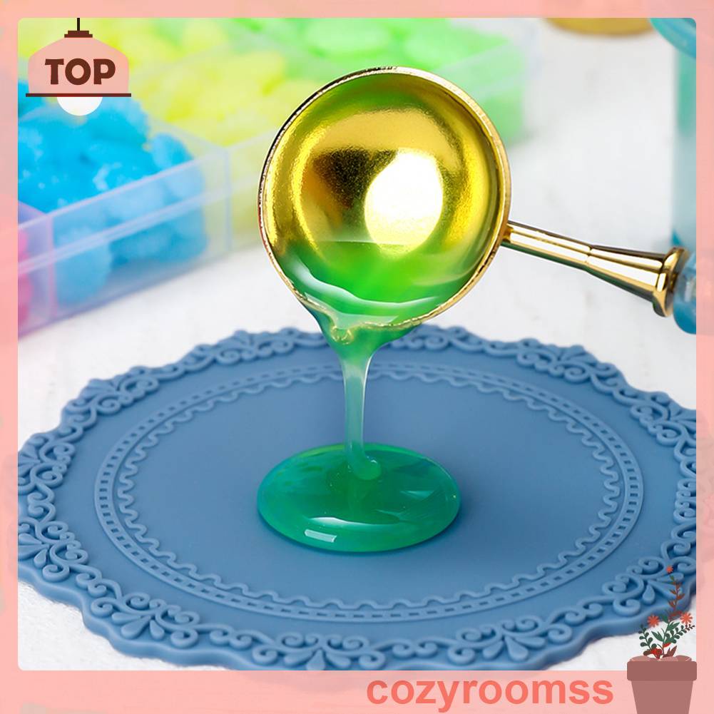 Bộ 100 Hạt Sáp Dạ Quang Đóng Dấu Niêm Phong Thiệp Cưới DIY