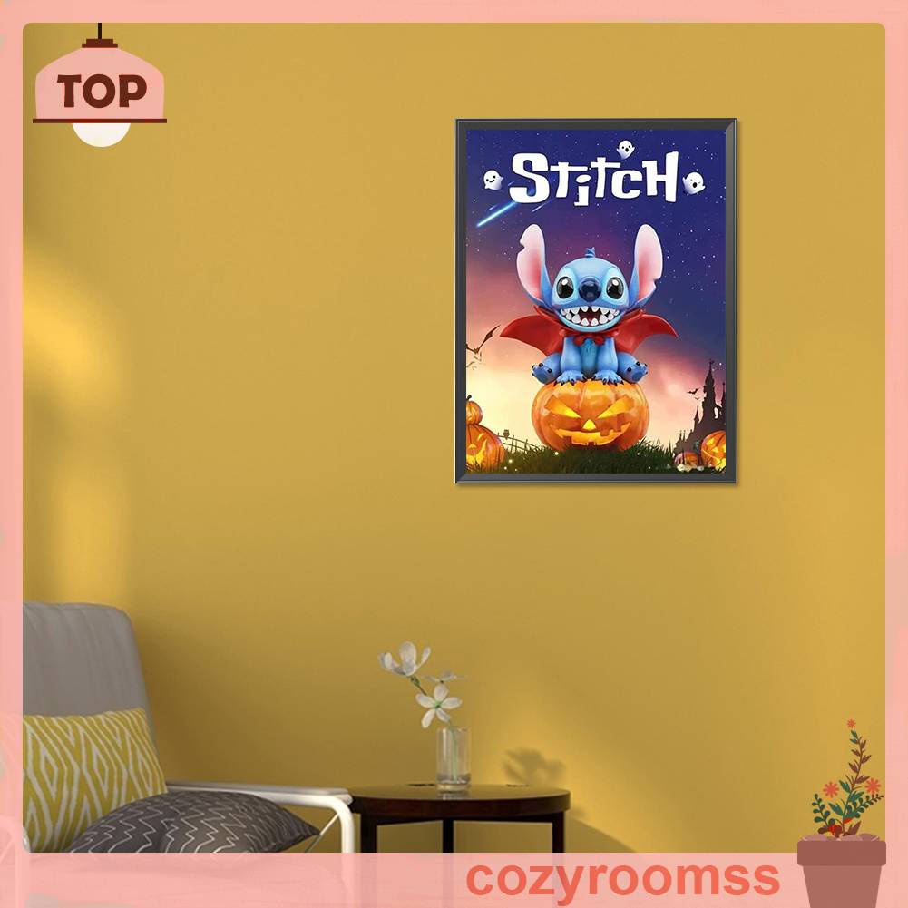 Bộ Tranh Đính Đá 5D Họa Tiết Hoạt Hình Độc Đáo DIY Dùng Trang Trí Nhà Cửa