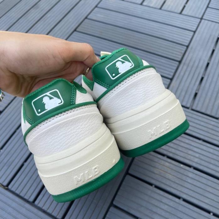 Giày Thể Thao Sneaker MLB Chunky NY Kẻ Xanh Lá, Hot Nhất 2022, Hàng SC Full Size Nam Nữ + Box