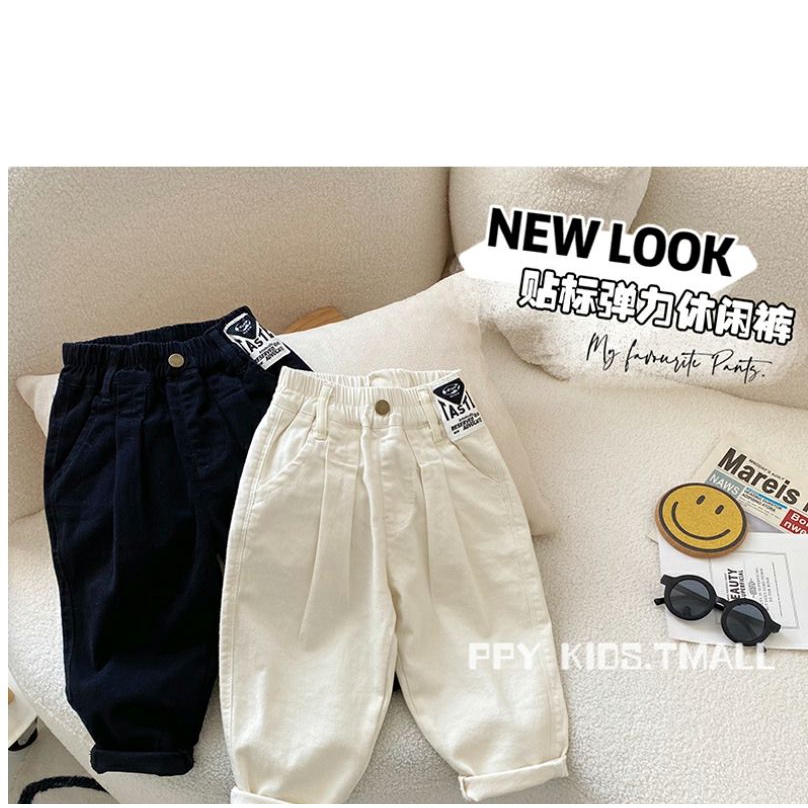 Quần Dài Thời Trang Xuân Hè Phong Cách Hàn Quốc Dành Cho Bé Trai