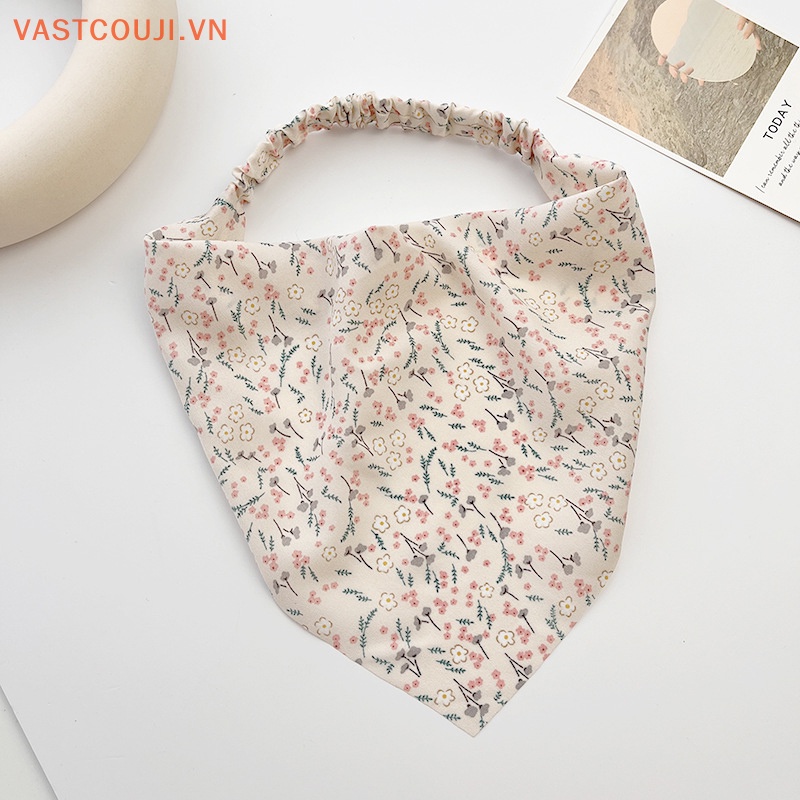 Băng Đô Co Dãn In Họa Tiết Hoa Thời Trang Cho Nữ