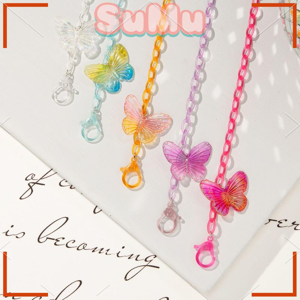SUMU Giá Đỡ Vòng cổ Mặt Bướm Acrylic Nhiều Màu Sắc Thời Trang