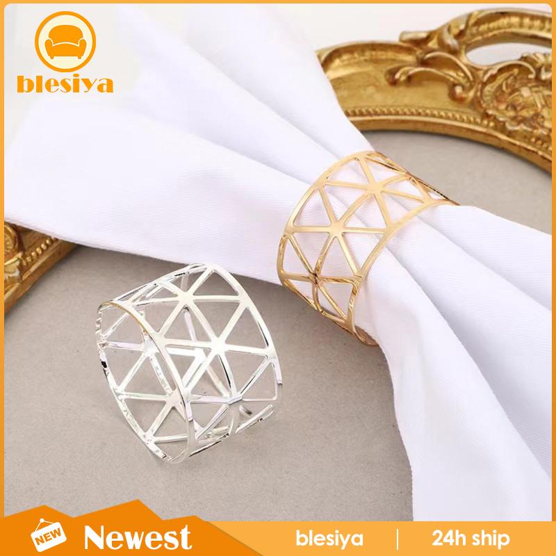 Set 6 Vòng Giữ Khăn Ăn Trang Trí Thời Trang Cho Tiệc Cưới