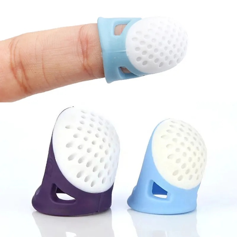 1 Đệm Ghim May Vá Thủ Công Mini Bằng Silicone Chống Trượt