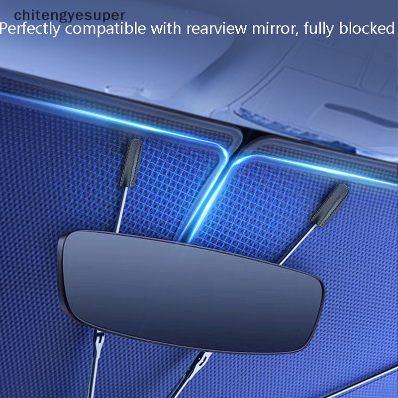 Chitengyesuper Tấm Che Nắng Kính Chắn Gió Phía Trước Hình Chữ V Cho EV Chống Nắng CGS