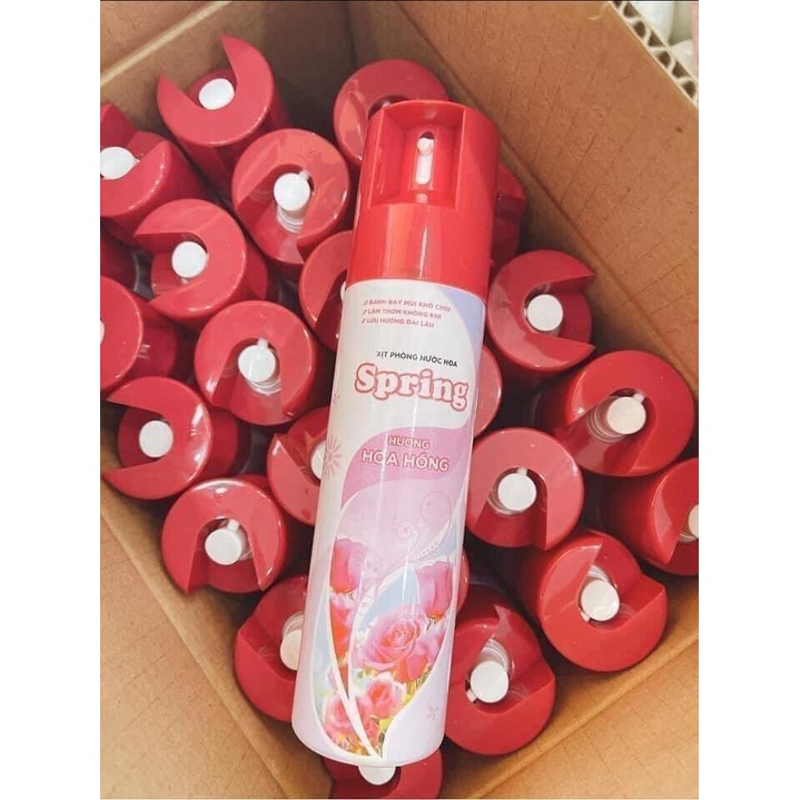 NƯỚC HOA XỊT PHÒNG SPRING về lại ạ 41k/ chai 280ml Dạng chai xịt tiện lợi, giúp hương thơm khuếch tá