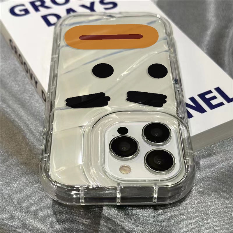 Ốp Điện Thoại Mềm Trong Suốt Họa Tiết Biểu Cảm Dễ Thương 8 / 14Promax 1312 / xr 11 7Splus / 1DHX