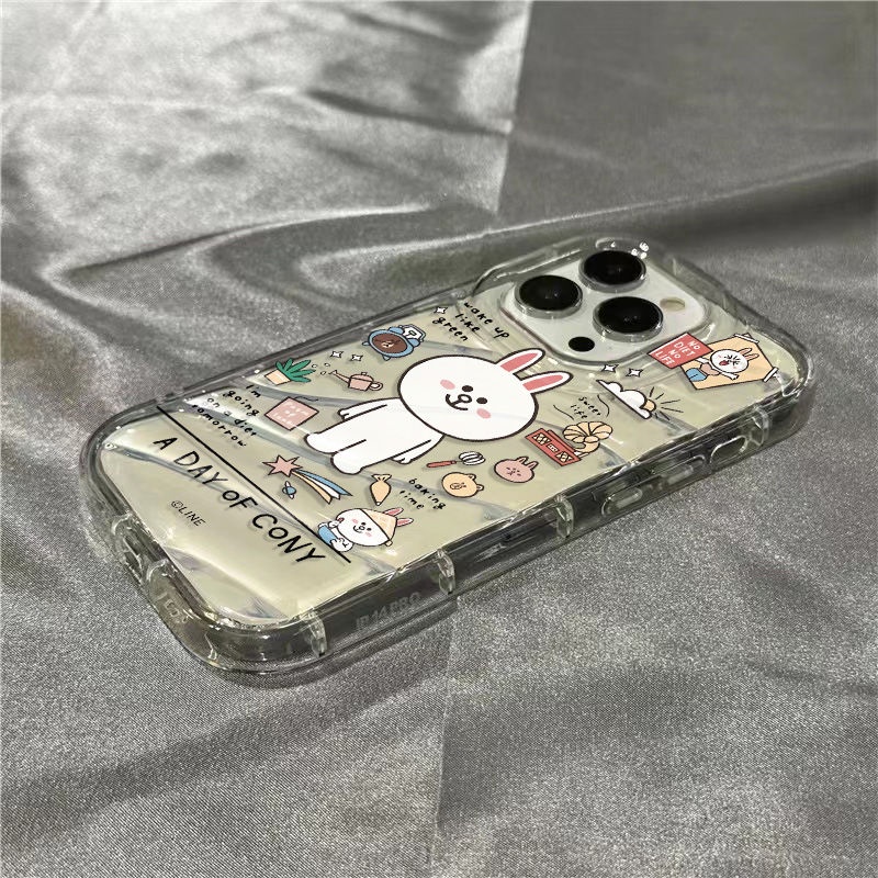Ốp Điện Thoại Mềm Trong Suốt Hình Thỏ Kenny Dễ Thương Cho iPhone14promax 1312 / 11 7 / 8plus xr / sins PTA2