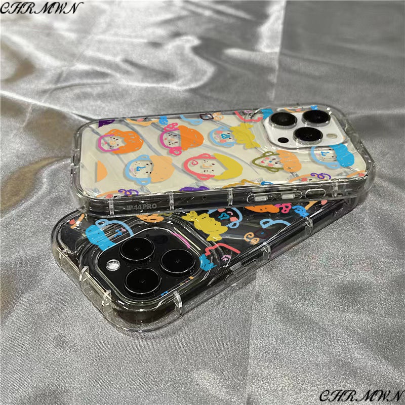 Ốp Điện Thoại Mềm Trong Suốt In Hình Nhân Vật Hoạt Hình Dễ Thương Cho Iphone 8 / 1312 / xr / 7 14Promax 11 Plus