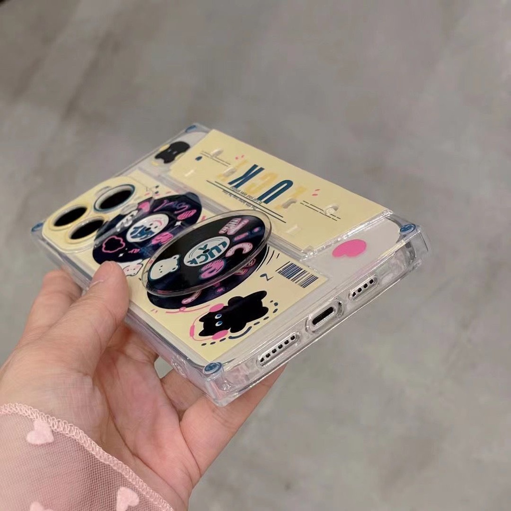 Ốp Điện Thoại Hình Băng Cát Sét Và Chú Gấu Dễ Thương Cho Apple Iphone11 14Promax 1213 V9NR