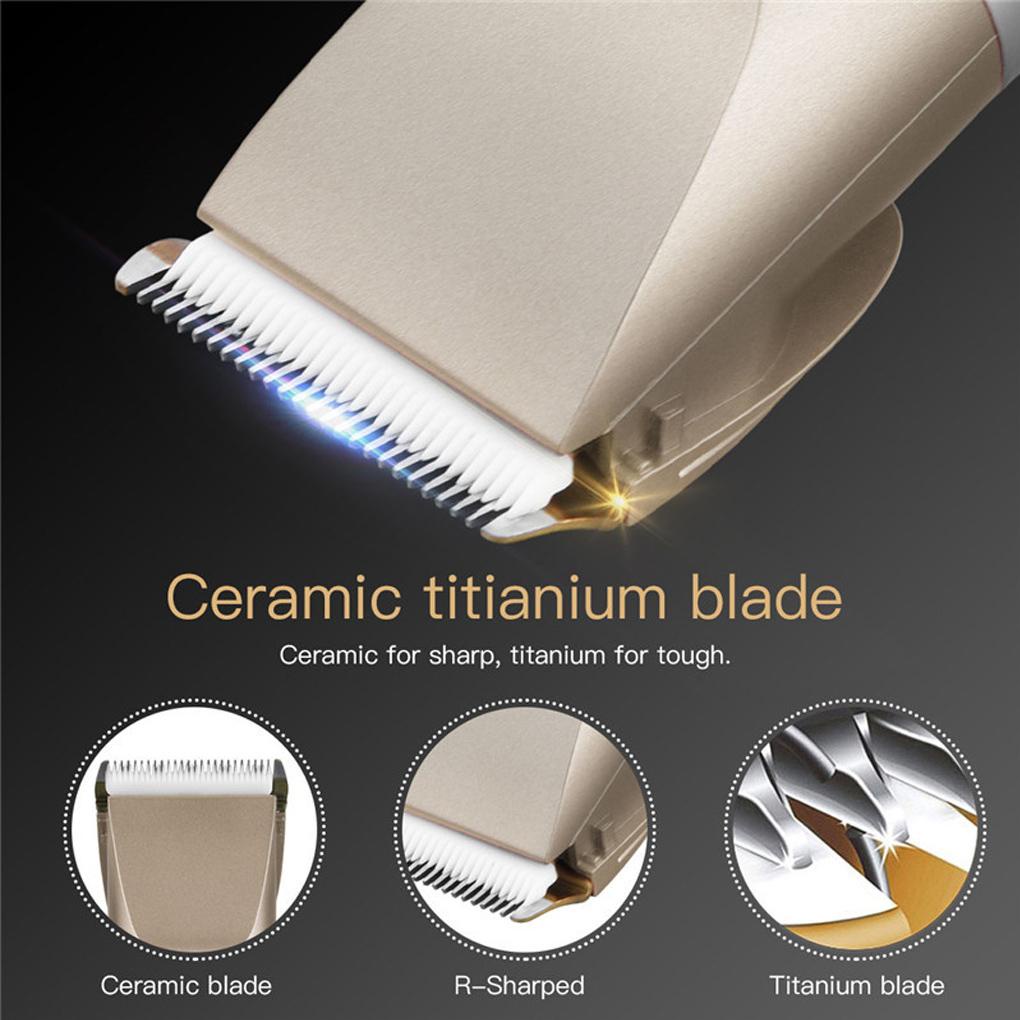 Tông Đơ Điện 0 8-2 0mm Không Lõi Có Thể Sạc Lại Kèm Lược Chải Tóc