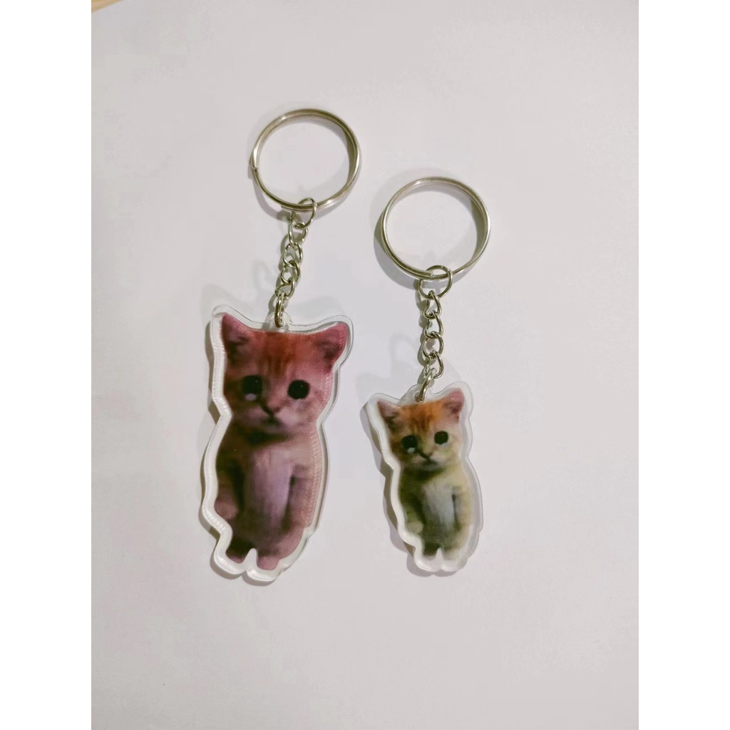 6cm móc khoá mèo khóc