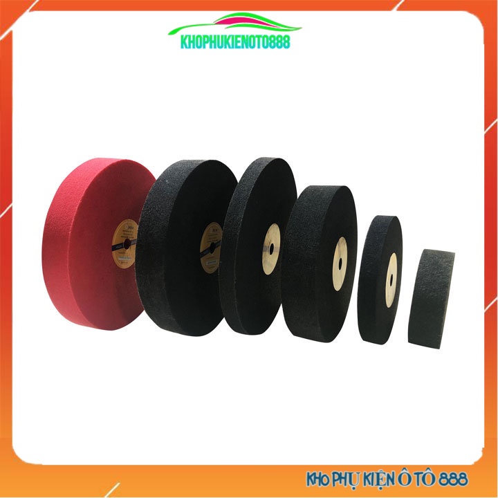 Bánh nỉ trà nhám đánh bóng đường kính 150mm, 200mm, 250mm, 300mm