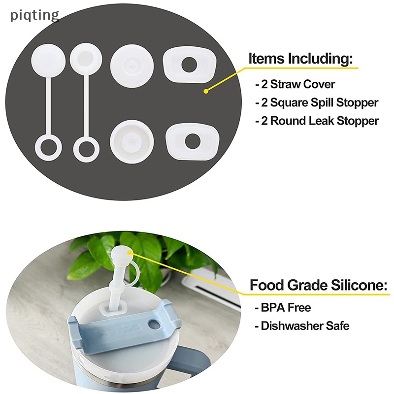 Bộ 3 Nút Silicone Đậy Cốc Chống Tràn / Bụi Bẩn Tiện Dụng