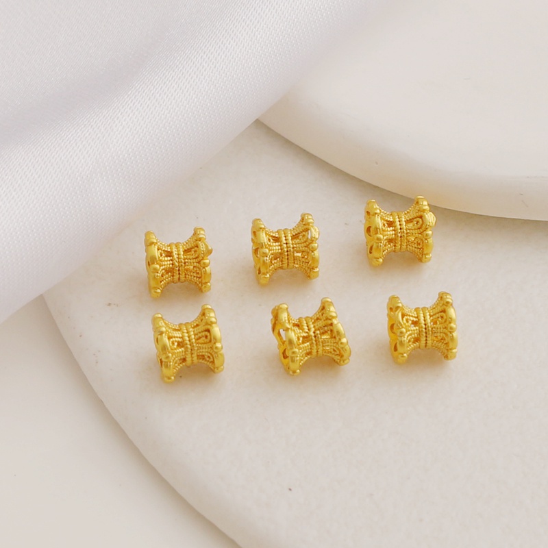 Hạt Xâu Chuỗi Làm Trang Sức diy 5 * 6mm 10 Màu Tùy Chọn