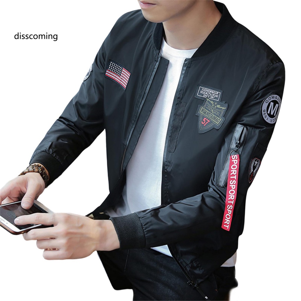 Áo Thun Tay Ngắn In Hình Thời Trang Dành Cho Nữ| Áo Khoác Trơn Mượt Có Huy Hiệu Khóa Kéo Trang Trí Đường Phố Sành Điệu Với Túi Đàn Hồi Lý Tưởng Cho Mùa Xuân Thu