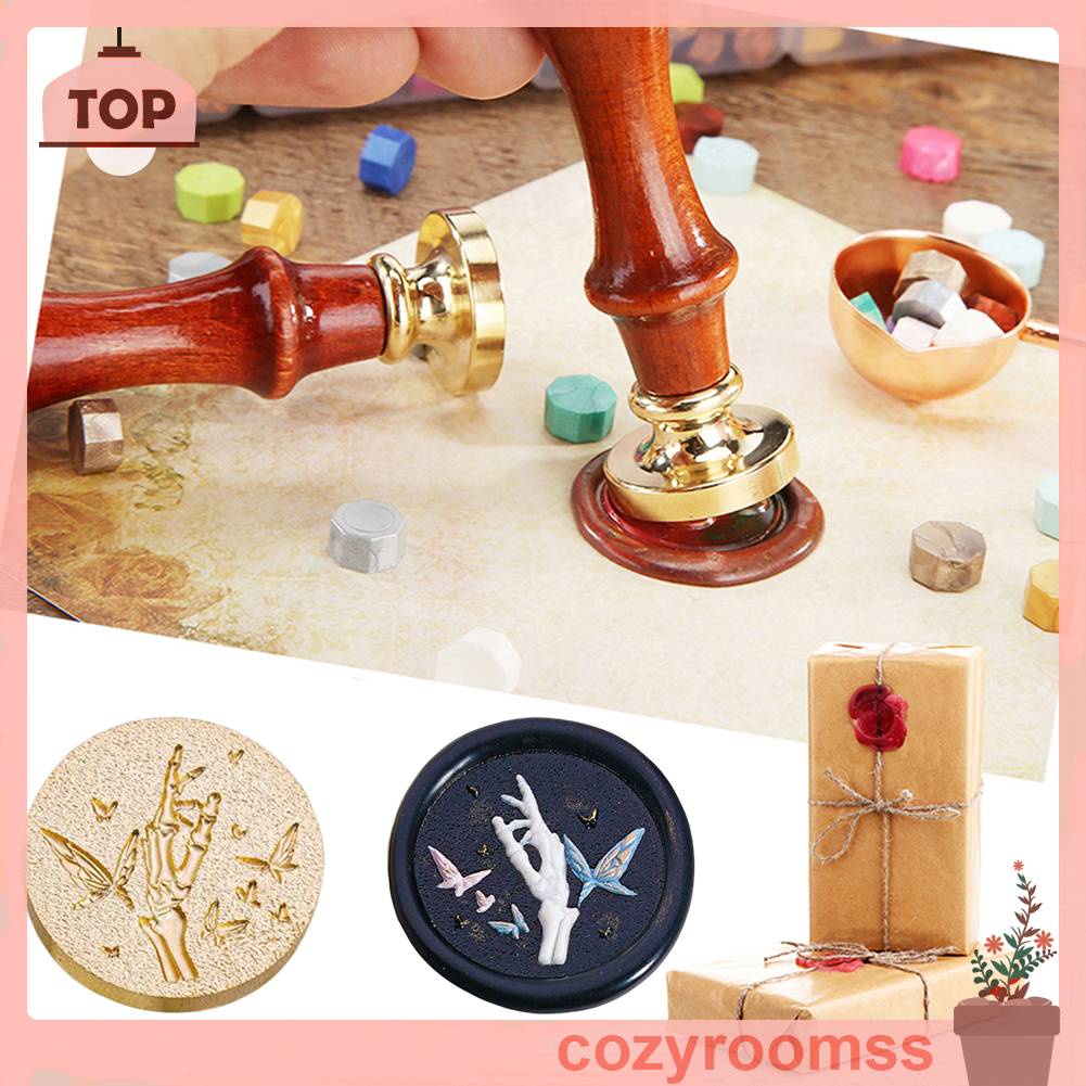 Đầu Tem Bằng Đồng Phong Cách Gothic Cổ Điển Dùng Để Trang Trí Thiệp Cưới