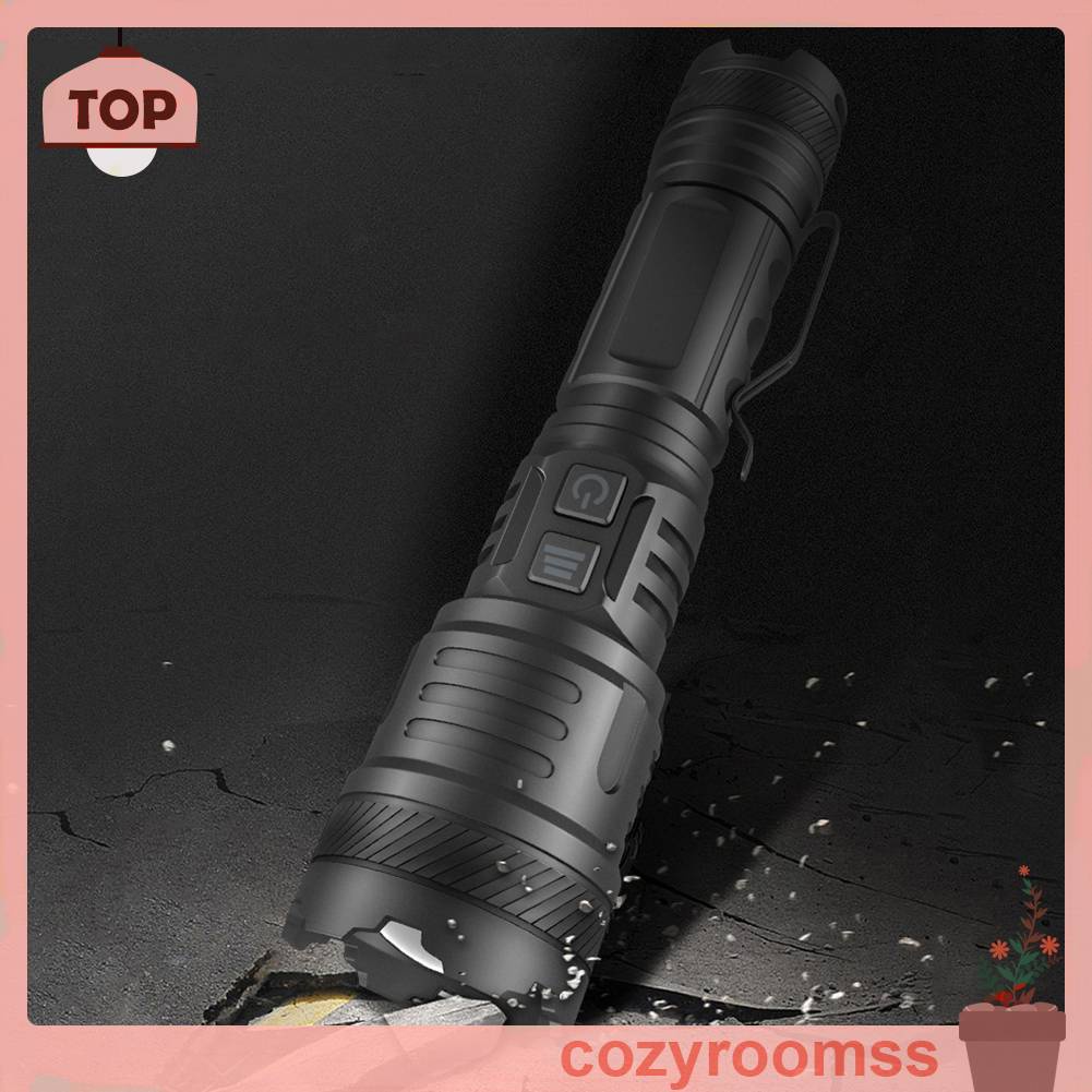 Đèn Pin Chống Nước IPX4 1200LM 30W LED Có Thể Sạc Lại Bằng Cổng USB