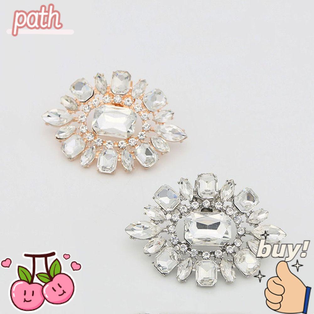 PATH 1 Kẹp Giày Có Đính Đá Dùng Trang Trí Tiệc Cưới