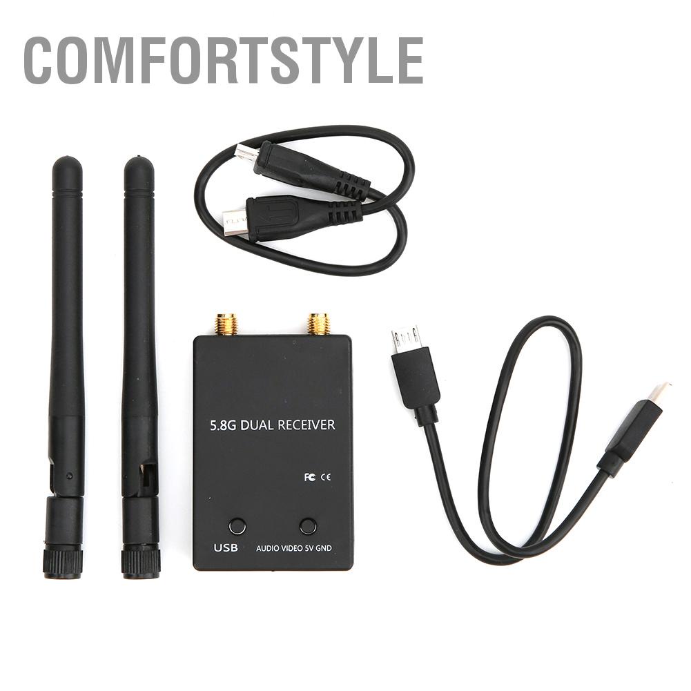 Comfortstyle Cho Skydroid UVC Ăng Ten Kép 5.8G Điện Thoại Di Động Truyền Hình Ảnh Thu FPV Chụp Trên Không VR Quay Video