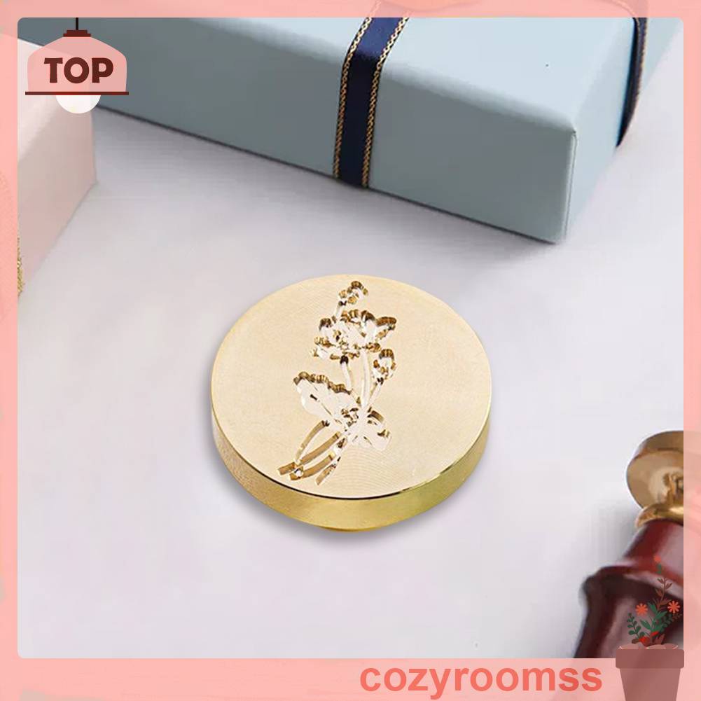 Đầu Tem Bằng Đồng Thau Dùng Trang Trí Thiệp Mời Đám Cưới DIY