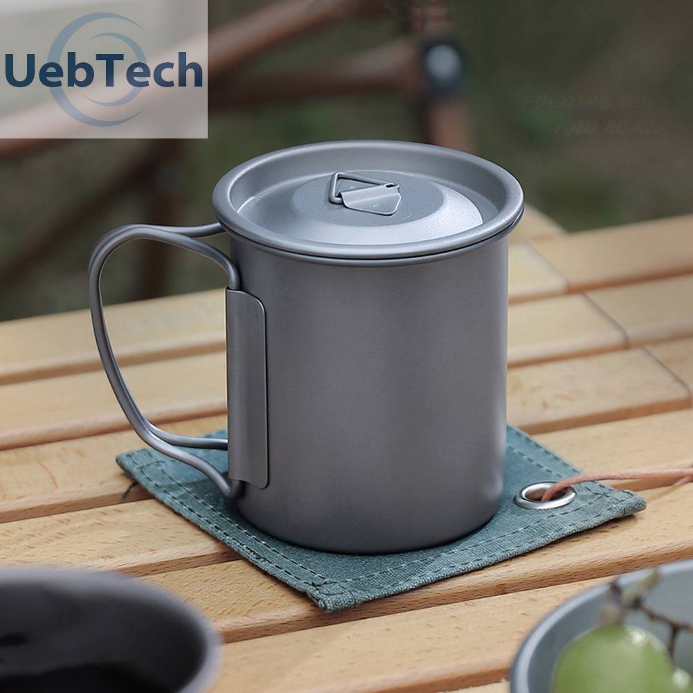 Cốc Titan Siêu Nhẹ Có Thể Gấp Gọn Tiện Dụng Mang Theo Du Lịch Dã Ngoại