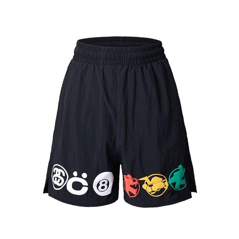 Stu-ssy x CP-FM Quần Đùi Đi Biển Lướt Sóng co Thương Hiệu Stussy co Nhanh Khô Chống Thấm Nước Dài Đến Đầu Gối Cho Nam Và Nữ