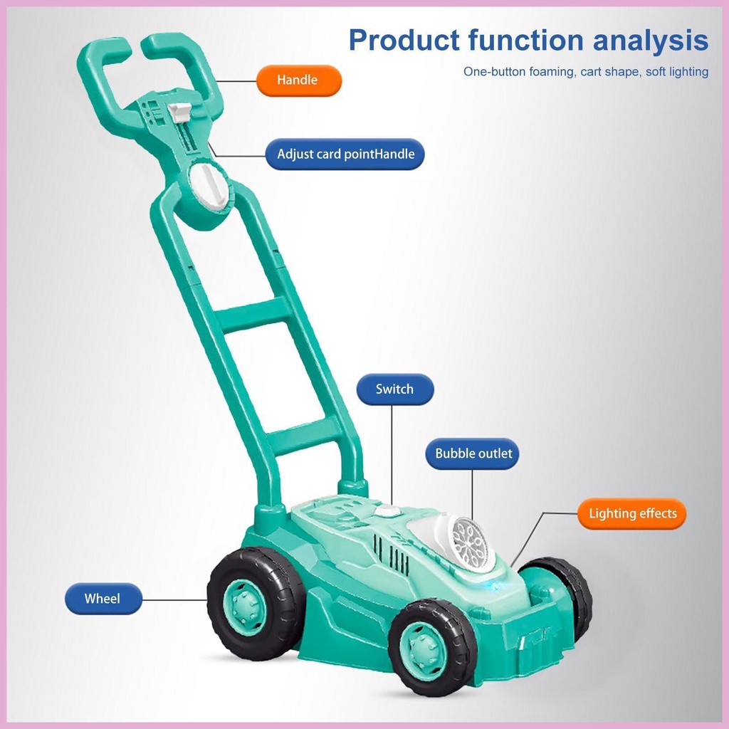 Máy Thổi Bong Bóng Tự Động Có Đèn Vui Nhộn Cho Bé