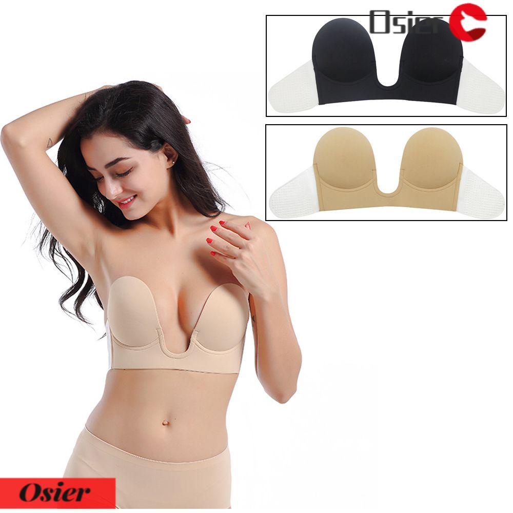 OSIER1 Áo Lót Nâng Ngực Tự Dính Hình Chữ U Quyến Rũ Cho Nữ
