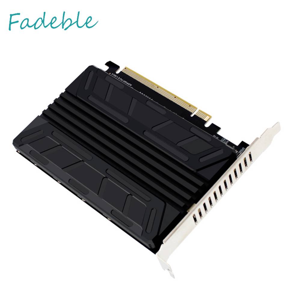 Bộ ChuyểN ĐổI 4 CổNg M.2 NVMe SSD Sang PCIE X16M