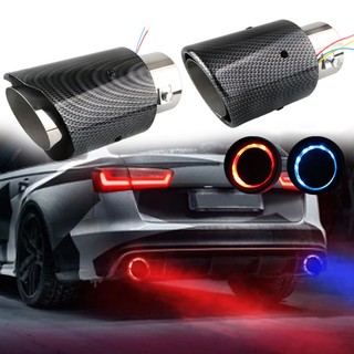 Đầu Ống Xả Khí Bằng Sợi Carbon 63mm Cho Xe Hơi