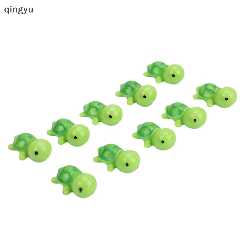 Bộ 10 Tượng Rùa Mini Trang Trí Tiểu Cảnh