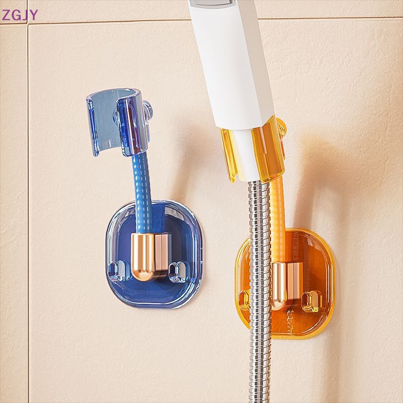 Thiết Bị Đa Năng Xoay 360 Độ ZGJY° Giá Đỡ Đầu Vòi Hoa Sen Gắn Tường Tự Dính Có 2 Móc Tiện Dụng Cho Phòng Tắm Mới