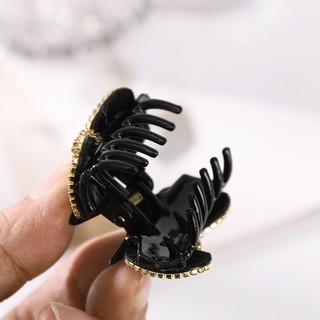 Kẹp Tóc Nơ Đính Đá 4.5cm Thời Trang