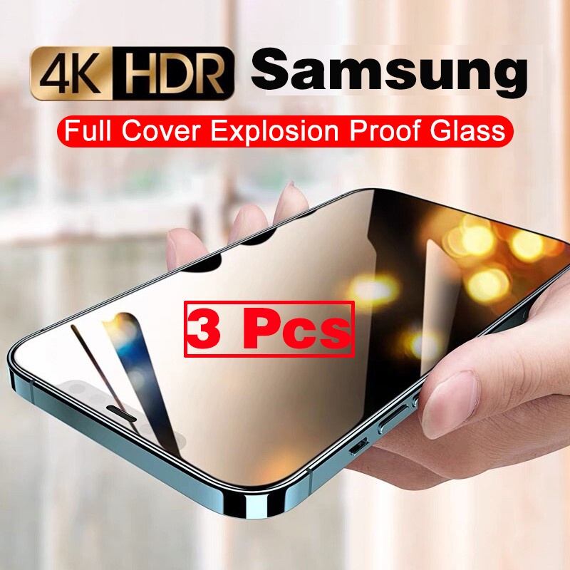 Bộ 3 Kính Cường Lực 12D Cho SAMSUNG NOTE 8 9 10 20 S8 S9 S10 PLUS A53 A73 S20 S21 S22 PLUS S23 ULTRA j2 PRIME j4 PLUS J7 PRIME SYGHM02