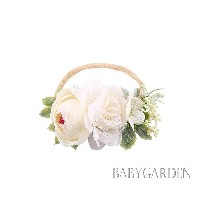 Băng Đô Co Giãn Đính Hoa Thời Trang Dành Cho Bé Gái