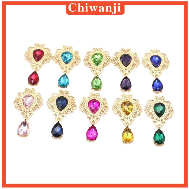 Bộ 10 Phụ Kiện Đá Trang Trí Tóc Cho Cô Dâu