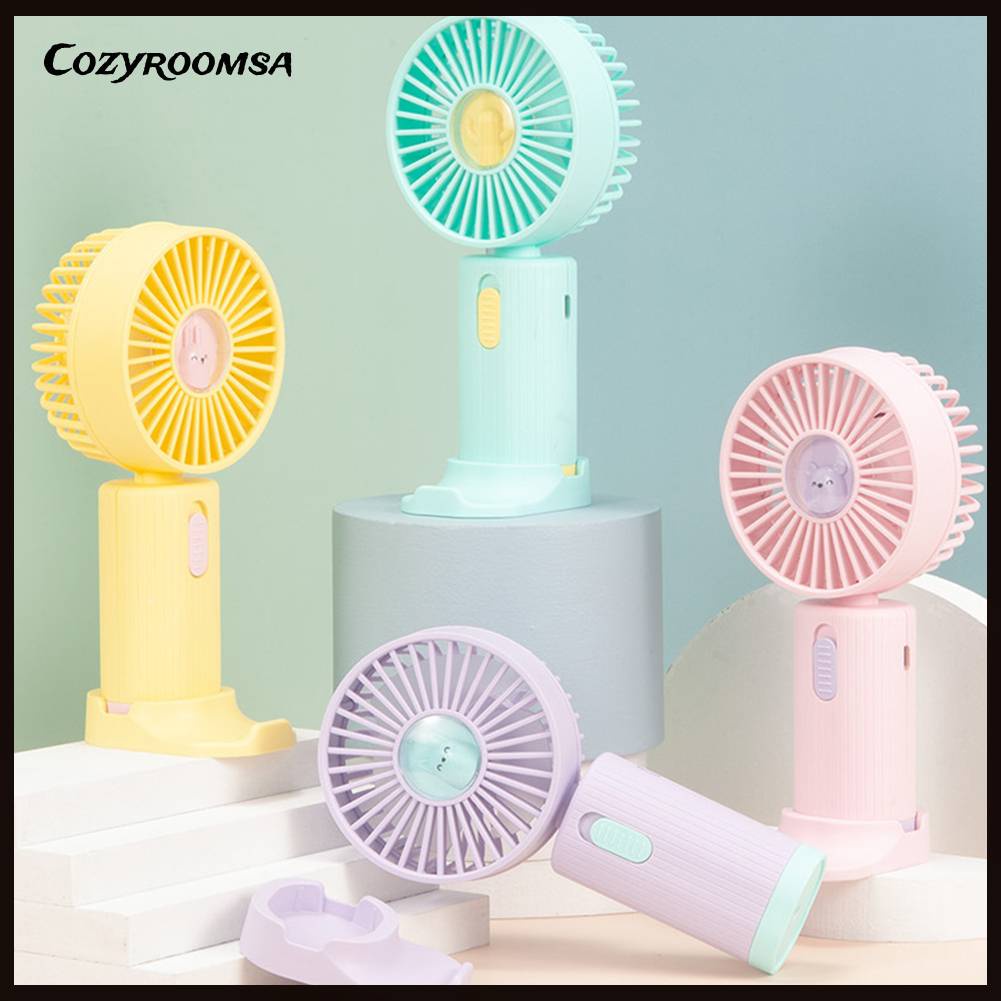 Quạt Làm Mát Để Bàn Di Động Đa Ứng Dụng Cho Du Lịch / Commute / Trang Điểm / Văn