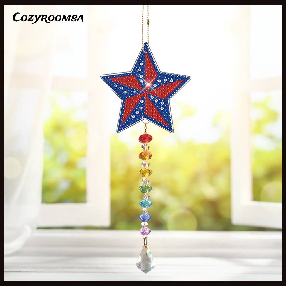 Bộ Tranh Đính Đá Tự Làm Họa Tiết Chuông Aeolian