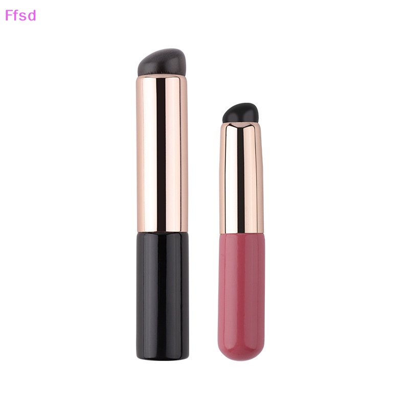 {Ffsd} Cọ Trang Điểm Môi / Cọ Môi Đầu Tròn Bằng Silicon Góc Silicon Mềm Kích Thước Nhỏ Gọn Thích Hợp Bán Chạy