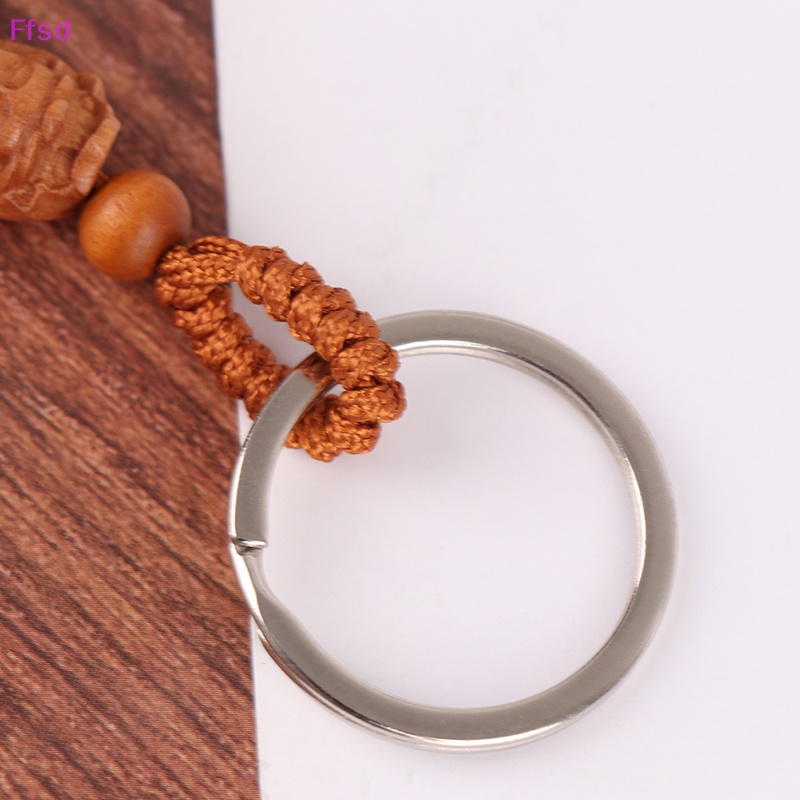 {Ffsd} Mahogany Móc Chìa Khóa Chạm Khắc Ba Chiều Giống Thật * Hàng Bán Chạy