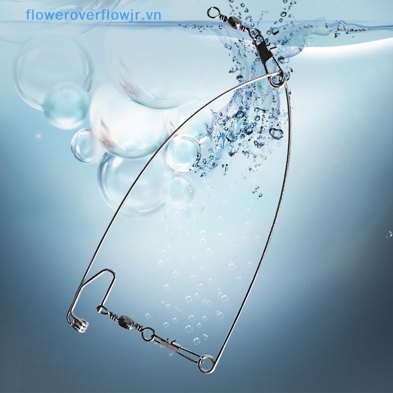 5 Móc Lò Xo Câu Cá Tự Động Bằng Thép Không Gỉ