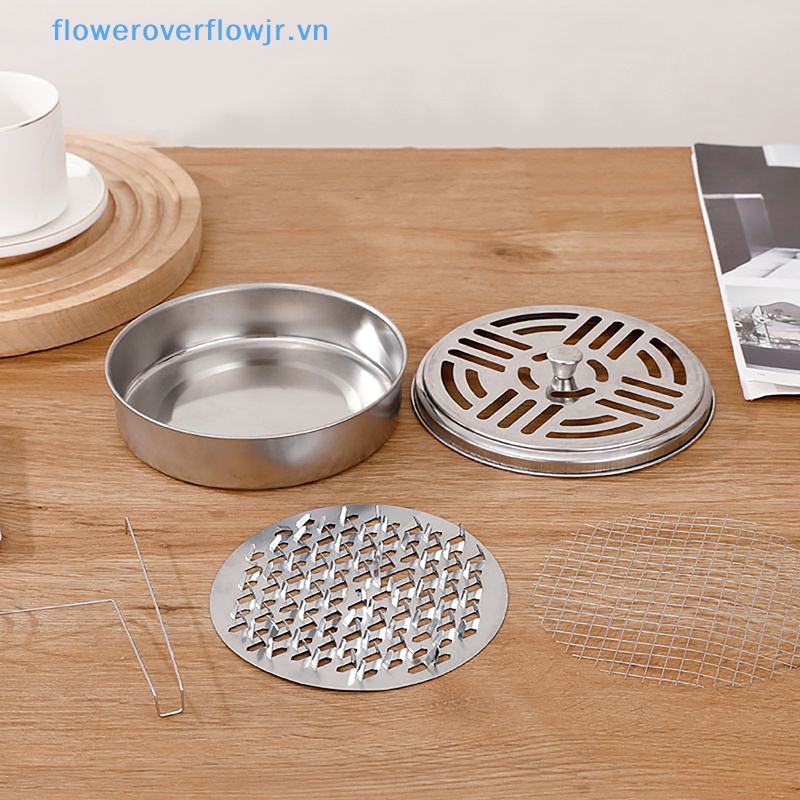 Khay Đựng Nhang Muỗi / Côn Trùng Thiết Kế Nhỏ Gọn Kèm Vỏ Bọc Tiện Dụng Cho Gia