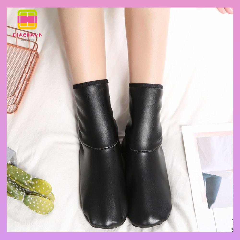 DIACHAVN 1 Đôi Tất Da Giữ Ấm Thoải Mái Cho Nam Nữ