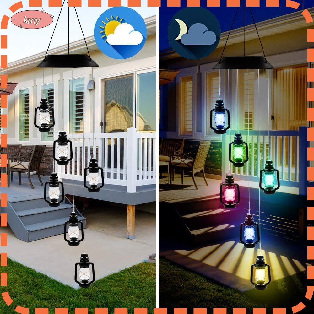 KRNY Đèn Dầu Năng Lượng Mặt Trời Chống Thấm Nước Treo Trang Trí Sân Vườn