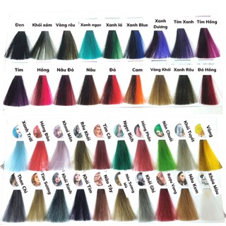 Nhuộm phủ bóng Hàn Quốc 5D NEV-Color tone màu thời trang , màu pha săn không cần oxi , tóc nhuộm bóng đẹp