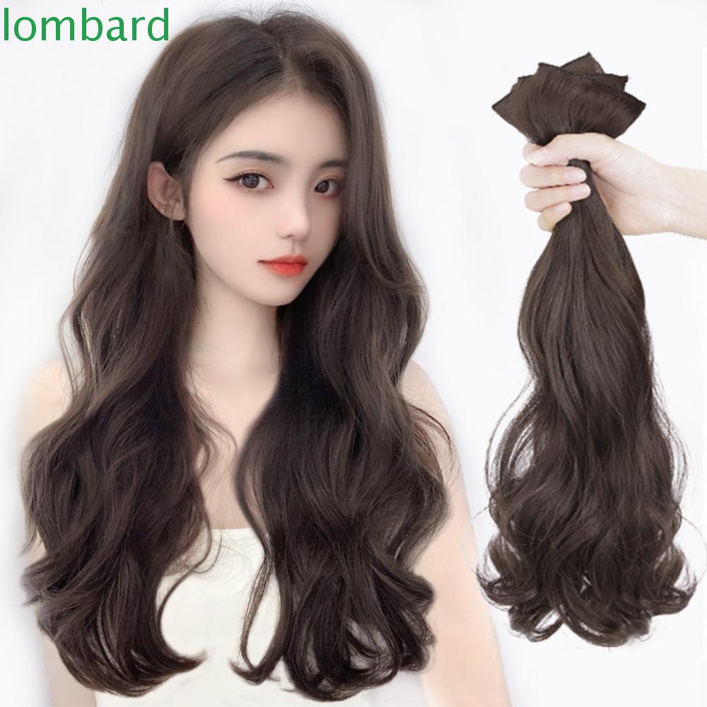 LOMBARD Bộ 3 Tóc Giả Bồng Bềnh Chất Lượng Cao Dễ Phối Đồ